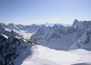 Alpenpanorama von Aiguille du Midi