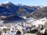 Mariazell im Winter.