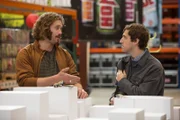 Erlich Bachman (T.J. Miller, l), Richard Hendricks (Thomas Middleditch, r)