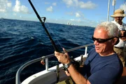 Jeremy WadeJeremy Wade Global Event, January 24, 2012 Fort Lauderdale, FL - River Monsters host Jeremy Wade fishes with members of the media aboard the Mary B III in Fort Lauderdale, FL. The event also included lunch and interviews at Coconuts Restaurant. Photo By Josh Ritchie/Getty Images
