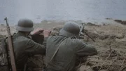 D-Day: Intensiver Beschuss am 6. Juni 1944 an den Stränden der Normandie