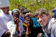 Episode 1 - The Nile
Simon Reeve with fans during the Nile Filming