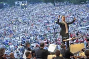 Die Nürnberger Symphoniker unter der Leitung ihres Chefdirigenten Alexander Shelley.