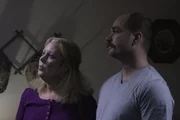 A recreation of Patti and Bernie at Tim's place.