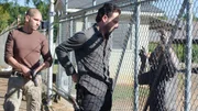 Shane Walsh (Jon Bernthal) und Rick Grimes (Andrew Lincoln) bekommen es einmal mehr mit jeder Menge Untoter zu tun..
Photo Credit: Gene Page/AMC