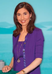 Moderatorin Daniela Dinandt.