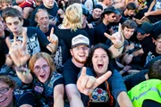 Party-Stimmung bei den Wacken-Fans.