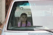 Recreation of scared Chynoweth child in pickup truck