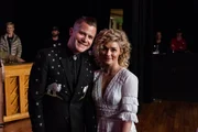 On the right: Clare Bowen as Scarlett O'Connor.