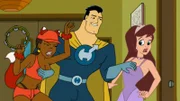 L-R: Foxxy Love, Captain Leslie Hero, Princess Clara