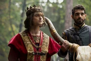 L-R: Prince Chauncley (Daniel Radcliffe), Lord Vexler (Karan Soni)