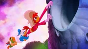 L-R: Jose Carioca, Donald Duck, Panchito