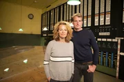 16 Kate Humble and Dan Snow at the Battle of Britain Bunker