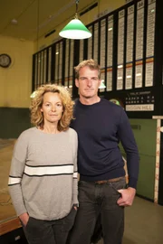 16 Kate Humble and Dan Snow at the Battle of Britain Bunker
