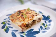 Pilz- und Lauch-Cannelloni mit Blumenkohl- Béchamelsoße