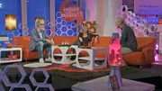Wolfgang Trepper begrüßt die Sängerin Kim Fisher und der Sportjournalist Jörg Wontorra.