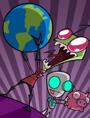 L-R: Zim, GIR, Piggy