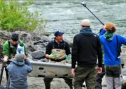 Zeb and crew on beachhead.