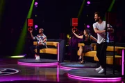 (v.l.n.r.) Teddy Teclebrhan; Carolin Kebekus; Luke Mockridge