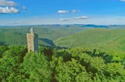 Der Luitpoldturm wurde 1909 zu Ehren des bayrischen Königs Luitpold eingeweiht.