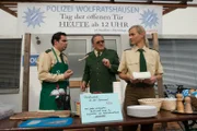 L-R: Martin Riedl (Paul Sedlmeir), Reimund Girwidz (Michael Brandner) und Sonja Wirth (Annett Fleischer)