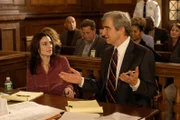 L-R: D.A. Alexandra Borgia (Annie Parisse),  D.A. Jack McCo (Sam Waterston)