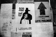 FB9T9A Events of 1968 in FRANCE. - France / Ile-de-France (region) - Events of 1968 in FRANCE. - "Be young and shut up!", "It's only the beginning of the struggle!", "Burst of enthousiasm for a long war!" : that's some examples of the solgans and revendications made by the Working Class and the Students. - Philippe Gras / Le Pictorium. Image shot 05/1968. Exact date unknown.