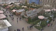In Nürnberg haben die alteingesessenen Christbaumhändler ihre Stände direkt am berühmten Christkindles-Markt.