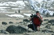 Andreas Kieling beim Winterdreh im Februar und März im Yellowstone-Nationalpark