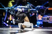 Shigekix of Japan competes during the Red Bull BC One World Final at Hanger 7, in Salzburg, Austria on November 28, 2020.