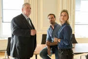 "Der Staatsanwalt", Folge 60, - Rheingau Diamant - Novafilm Fernsehproduktion GmbH Bild: 44 Motiv: Staatsanwaltschaft Darst.: Rainer Hunold (Bernd Reuther) Simon Eckert (Christian Schubert) Marijtje Rutgers (Nora Vink)