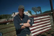 Mike Rowe, host of Dirty Jobs, outside of a ranch used for filming in Central California.