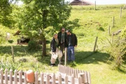 L-R: Franz Hubert (Christian Tramitz), Reimund Girwidz (Michael Brandner), Johann Auzinger (Daniel Sellier)