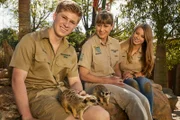 L-R: Robert Clarence Irwin, Terri Irwin  and  Bindi Irwin