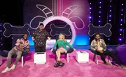 L-R: Preacher Lawson, Gabriel ?Fluffy? Iglesias, Peyton List, Utkarsh Ambudkar