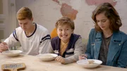 L-R: Daniel Hunter (Thomas Jansen), Sal Hunter (Daan Creyghton), Tess Hunter (MaeMae Renfrow)