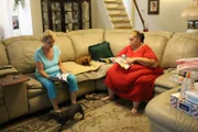 ep 5, Tara and her mom sitting in the living room.