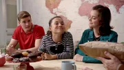 L-R: Daniel Hunter (Thomas Jansen), Anika Hunter (Kyra Isako Smith), Tess Hunter (Maemae Renfrow)