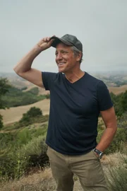 Mike Rowe, host of Dirty Jobs, in Central California.