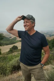 Mike Rowe, host of Dirty Jobs, in Central California.