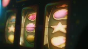 Slot machine close up
