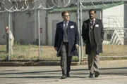 Dr. Jason Bull (Michael Weatherly, l.); Galvin Berry (Cyrus Farmer, r.)