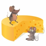 mouse and cheese