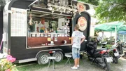 Auswanderer Daniel in seinem Foodtruck