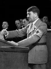 Berlin, Germany, circa 1933. - Vintage portrait of Adolf Hitler