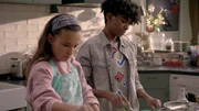L-R: Anika Hunter (Kyra Isako Smith), Jake Hunter (Wilson Radjou-Pujalte)
