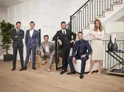 (10. Staffel) - (v.l.n.r.) David Parnes; James Harris; Madison Hildebrand; Josh Flagg; Josh Altman; Tracy Maltas