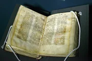 1500 Jahre altes syrisches Manuskript in der britischen Bibliothek.