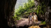 Forrest Galante Standing At The Edge of The Son Doong Cave.