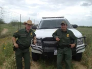 Santa Elena, TX: Border Patrol agents are on patrol in the brush of South Texas.